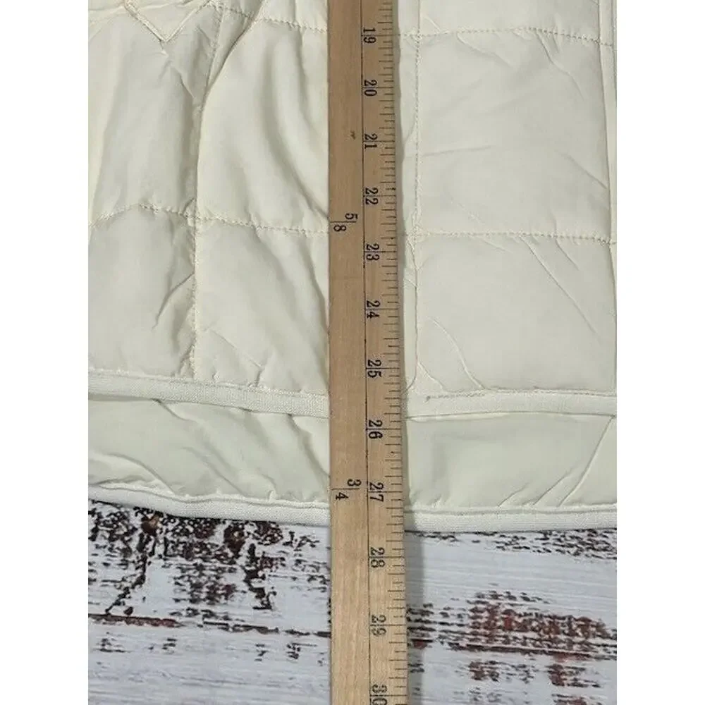 Free‎ People X Hatch Maternity Printed Puffer Jacket Chevron Ivory Size M NWT